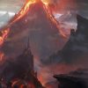 Mount Doom Mordor terrrific landscape 1