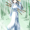 Vietnamese lady ao dai anime style 1