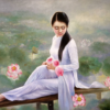 Young Vietnamese lady ao dai 3