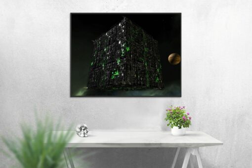 Star Trek Borg cube fan art 1