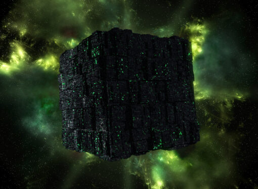 Star Trek Borg cube fan art 2