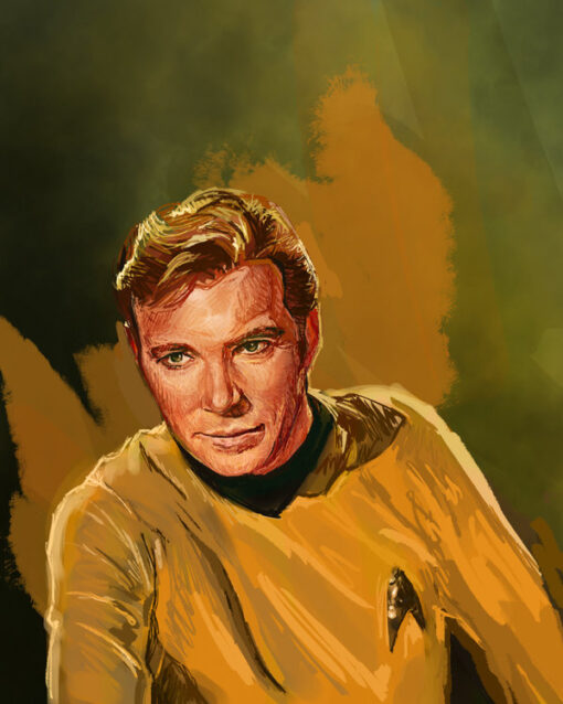 Star Trek James T Kirk fan art 2