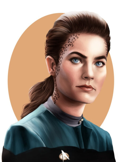 Star Trek Jadzia Dax fan art 1