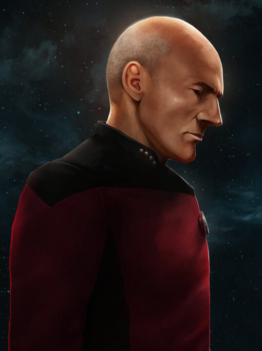 Star Trek Jean-Luc Picard fan art 1
