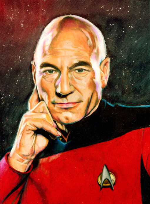 Star Trek Jean-Luc Picard fan art 4