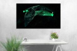 Star Trek Romulan warbird D'deridex class fan art 2