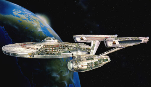 Star Trek USS Enterprise fan art 2