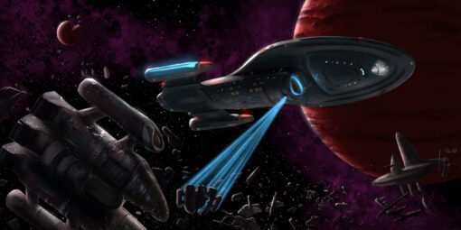 Star Trek USS Voyager fan art 8