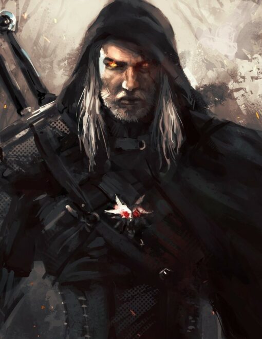 The Witcher Geralt of Rivia fan art 4