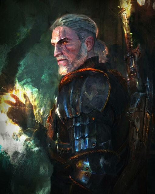 The Witcher Geralt of Rivia fan art 8