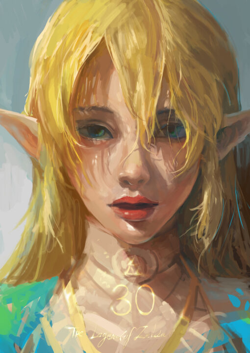 Zelda Princess fan art 5