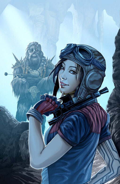 Step into the Star Wars saga with our Handmade Oil Portrait featuring the enigmatic Doctor Aphra! Marvel at the meticulous brushstrokes that bring her to life on canvas, capturing every detail of her intriguing persona. Own a piece of the galaxy's lore and let Doctor Aphra's essence grace your space, invoking the allure of the Star Wars universe. Acquire this unique masterpiece and infuse your surroundings with the mystique and brilliance of Doctor Aphra!