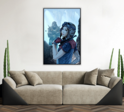 Step into the Star Wars saga with our Handmade Oil Portrait featuring the enigmatic Doctor Aphra! Marvel at the meticulous brushstrokes that bring her to life on canvas, capturing every detail of her intriguing persona. Own a piece of the galaxy's lore and let Doctor Aphra's essence grace your space, invoking the allure of the Star Wars universe. Acquire this unique masterpiece and infuse your surroundings with the mystique and brilliance of Doctor Aphra!