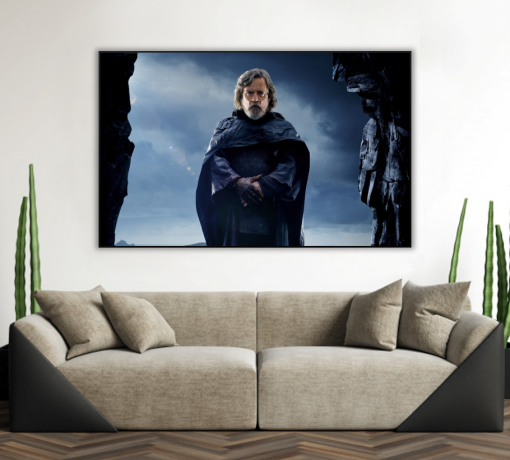 Immerse in the allure of a handcrafted oil painting, showcasing the timeless essence of Luke Skywalker. Our skilled artists have meticulously captured his legacy, using vibrant colors and precise strokes. This artwork brings the Star Wars icon to life, making it a must-have for fans. Own a unique piece that transports you to a galaxy far, far away. This exclusive Luke Skywalker portrait embodies cinematic artistry at its finest, a true collector's gem.