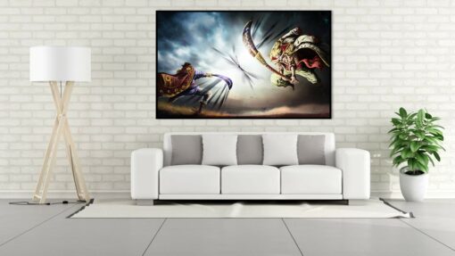 One Piece Luffy whitebeard painting