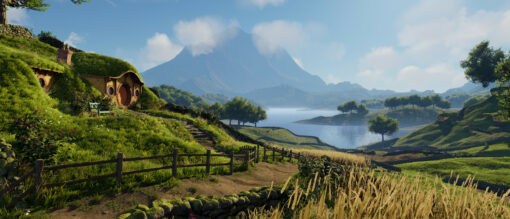 The Shire Hobbiton landscape 6