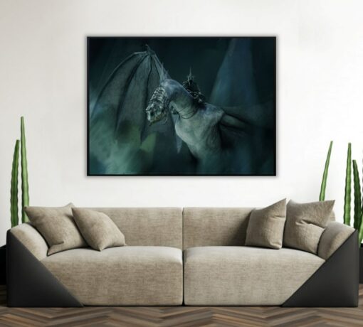 The Witch King on Fellbeast at Minas Tirith
