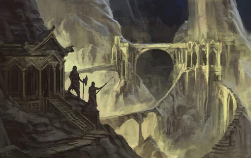 Tolkien dwarf fortress city underground 1