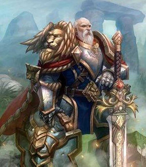 Explore a mesmerizing handmade oil painting on canvas, portraying the aged Anduin Lothar from World of Warcraft. This intricately crafted artwork captures the depth of experience and history etched in his mature features. Ideal for enthusiasts and fans alike, this captivating portrait breathes life into the iconic "Lion of Stormwind" in his later years. Immerse yourself in Azeroth's legacy through this unique masterpiece. Acquire a piece of art that embodies the wisdom of age and enduring strength. Secure your order now to infuse Anduin Lothar's mature essence into your space.