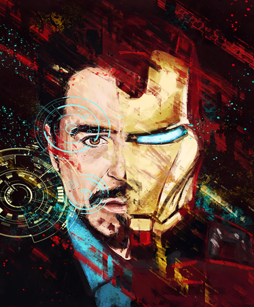 Behold a captivating handmade oil painting on canvas, portraying the intriguing duality of Iron Man, showcasing half the iconic helmet and the other half revealing Anthony Edward Stark's determined face. Every brushstroke beautifully captures the essence of this beloved Marvel character. Perfect for fans and art aficionados, this portrait embodies the fusion of Stark's humanity and his superhero alter ego. Immerse yourself in the Marvel Cinematic Universe through this unique masterpiece. Possess a work of art that symbolizes the blend of man and machine, heroism, and innovation. Order now to have this striking representation grace your space with its magnetic presence.