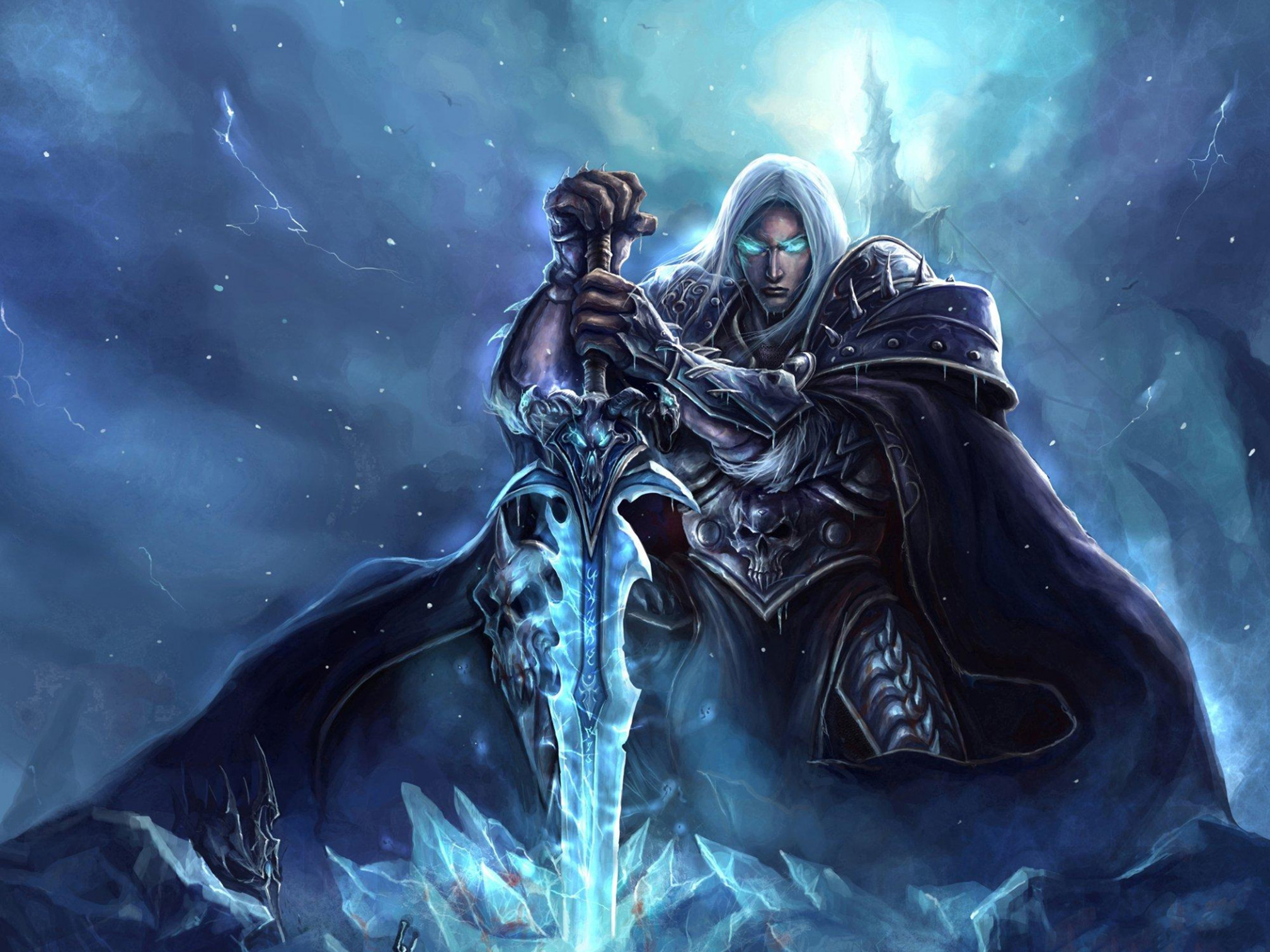 Arthas Menethil painting - view more World of Warcraft artwork