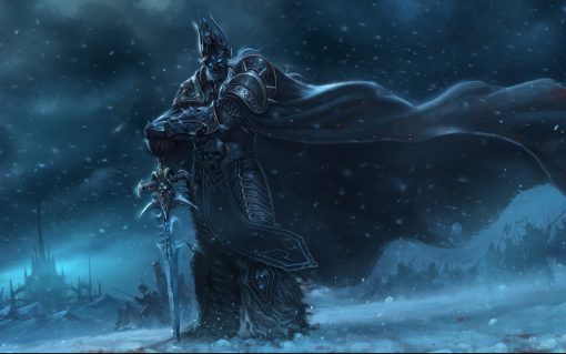Discover the mesmerizing world of Azeroth through a handmade oil painting on canvas, showcasing the ominous Arthas, the Lich King, wielding the legendary Frostmourne from World of Warcraft. Each brushstroke intricately captures the darkness and malevolence emanating from this iconic character. A must-have for fans and art enthusiasts, this portrait embodies the chilling legacy of Arthas and his accursed blade. Immerse yourself in the haunting narrative of Azeroth through this unique masterpiece. Possess a work of art that symbolizes power, darkness, and the insatiable thirst for dominion. Order now to have Arthas and Frostmourne grace your space with their menacing presence.