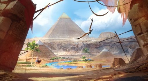 Immerse yourself in a captivating handmade oil painting on canvas, showcasing the iconic Assassin's Creed Origins poster. Marvel at the intricate details and vibrant colors that bring this gaming world to life. Witness expert brushstrokes and the mystical backdrop of the Egyptian pyramid, encapsulating the essence of ancient adventure. A must-have for gaming enthusiasts and art admirers, seamlessly merging gaming nostalgia with artistic excellence. Secure this unique masterpiece and own a piece of Assassin's Creed Origins magic on canvas.