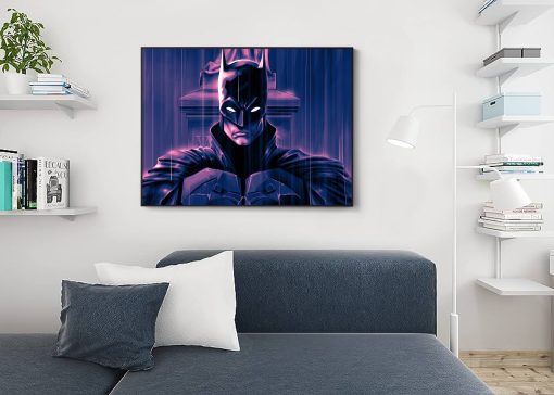 Step into the shadows of Gotham with a mesmerizing handmade oil painting on canvas, showcasing the legendary Batman, known as the Dark Knight. This remarkable artwork beautifully captures the enigmatic vigilante in exquisite detail, embodying his unwavering dedication to justice. Immerse yourself in the rich, brooding colors that bring out Batman's iconic essence. A must-have for comic fans and collectors, this painting commemorates the enduring legacy of the Caped Crusader in a striking masterpiece.