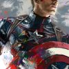 Capture the essence of Steve Rogers, Captain America, in this striking handmade oil painting on canvas, portraying the hero with his iconic shield in a beautifully designed portrait. The artwork showcases meticulous detailing and vibrant hues, bringing the legendary character to life. Immerse yourself in the Marvel universe with this meticulously crafted masterpiece. Own a piece of superhero artistry that epitomizes strength and valor, honoring the beloved Captain America in every brushstroke.