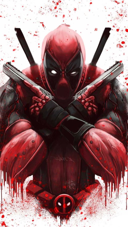 Elevate your space with a unique handmade oil painting on canvas, featuring a Deadpool portrait in a striking and bloody style. This extraordinary artwork skillfully captures Deadpool's irreverent and edgy persona in intricate detail. Immerse yourself in the bold and intense colors that enhance the essence of this iconic character. A must-have for fans and collectors, this painting celebrates Deadpool's unapologetically bold and gritty side in a captivating masterpiece.