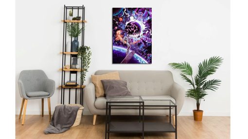 Explore the cosmic realms with a mesmerizing handmade oil painting on canvas, featuring the awe-inspiring Galactus and the noble Silver Surfer. This remarkable artwork beautifully captures these legendary characters against a backdrop of the universe's majesty, invoking a sense of cosmic wonder. Immerse yourself in the rich, ethereal colors that bring to life the epic design. A must-have for comic fans and collectors, this painting celebrates the boundless expanse of the Marvel Universe in a stunning masterpiece.