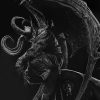 Indulge in the allure of a handmade black and white oil portrait on canvas, showcasing the legendary Illidan. Each brushstroke captures his captivating presence and complexity in exquisite monochrome detail. A perfect blend of artistry and fandom, this piece is a treasure for Warcraft enthusiasts. Elevate your decor with this timeless masterpiece, featuring Illidan in a powerful and artistic monochromatic portrayal.