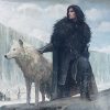 Discover the enchantment of Jon Snow and Ghost, perfectly portrayed in our hand-painted oil canvas. This carefully crafted masterpiece encapsulates Jon's determination and his profound connection with his faithful wolf, Ghost. Immerse yourself in the allure of the Game of Thrones world through this captivating artwork. Own a one-of-a-kind creation that celebrates Jon Snow and Ghost, showcasing their unbreakable bond.