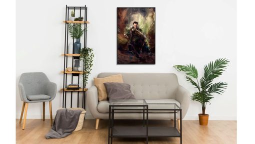 Dive into the realm of cunning and mischief with a mesmerizing handmade oil painting on canvas, featuring Loki and his malevolent charm brought to life in a breathtaking artwork. Immerse yourself in the rich, captivating colors that vividly capture the essence of this iconic character's deceit. A must-have for fans and collectors, this painting commemorates the timeless allure of Loki's malice in a stunning masterpiece.