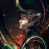 Step into the enigmatic world of Loki with a captivating handmade oil painting on canvas, showcasing his iconic profile view with the distinctive helmet. This remarkable artwork skillfully captures Loki's charismatic charm and the allure of his headgear in striking detail. Immerse yourself in the rich and captivating colors that enhance the essence of this beloved character. A must-have for fans and collectors, this painting commemorates the enduring appeal of Loki in a stunning masterpiece.