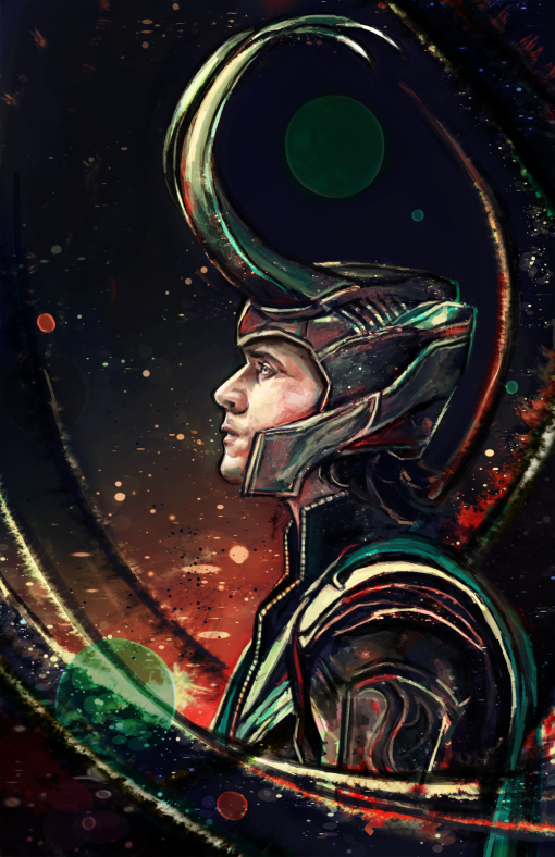 Step into the enigmatic world of Loki with a captivating handmade oil painting on canvas, showcasing his iconic profile view with the distinctive helmet. This remarkable artwork skillfully captures Loki's charismatic charm and the allure of his headgear in striking detail. Immerse yourself in the rich and captivating colors that enhance the essence of this beloved character. A must-have for fans and collectors, this painting commemorates the enduring appeal of Loki in a stunning masterpiece.