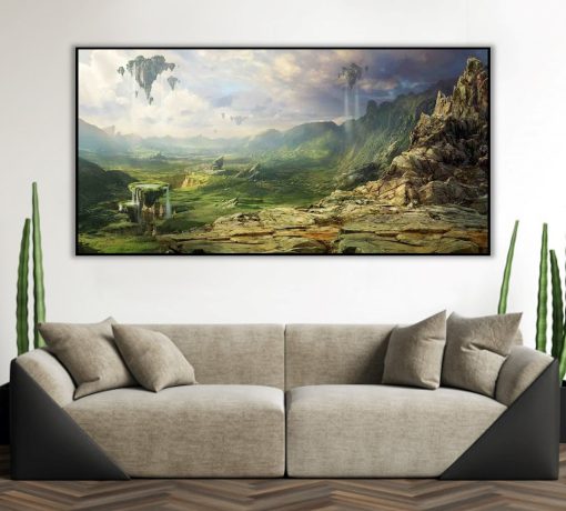 Step into the wondrous realm of Azeroth with a handmade oil painting on canvas, showcasing the breathtaking landscape of Nagrand from World of Warcraft. Our skilled artists have meticulously recreated the vibrant hues and majestic scenery, evoking the spirit of the game. Elevate your space with this captivating artwork, blending artistry and the fantastical allure of Nagrand. Own a masterpiece that transports you to the mystical world of Warcraft, adding a touch of adventure to your collection.