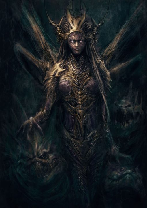 Unveil the enigmatic essence of Kerrigan, the Zerg Queen, through our handcrafted oil portrait on canvas. This exquisite artwork captures her commanding presence and intricate details, showcasing the allure and power of the Queen of Blades. Own a mesmerizing piece that brings Kerrigan's character to life, perfect for StarCraft enthusiasts and art admirers seeking a captivating display of this iconic figure.