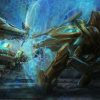 Discover a captivating handmade oil painting on canvas showcasing the iconic Protoss Immortal war machine from StarCraft. Immerse yourself in vibrant colors and intricate details that bring this legendary character to life. This unique artwork captures the essence of the Protoss universe, making it a must-have for gaming enthusiasts and art lovers alike. Elevate your space with this one-of-a-kind piece that combines craftsmanship and fandom in a mesmerizing display. Own a piece of gaming history with this awe-inspiring Protoss Immortal oil painting.