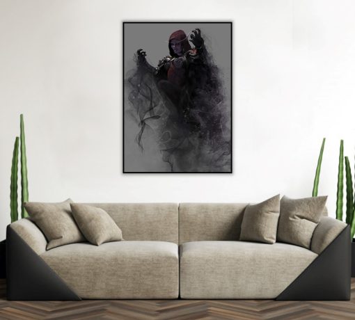 Step into the mystical world of Warcraft with a mesmerizing handmade oil painting on canvas, featuring Sylvanas the Banshee Queen in her haunting ghostly manifestation. This extraordinary artwork beautifully conveys the eerie allure and ethereal essence of the iconic character. Immerse yourself in the delicate details and spectral hues that evoke Sylvanas's spectral form. A must-have for art connoisseurs and Warcraft aficionados, honoring Sylvanas's enigmatic presence in a captivating masterpiece.