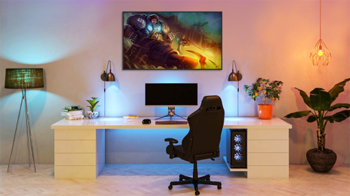 Immerse yourself in the adrenaline-fueled world of StarCraft with our exclusive handmade oil painting on canvas. Witness Tychus and Nova, a formidable team, fighting side by side in intricate detail. This artwork showcases their synergy and valor, capturing the essence of their joint battles. Own a one-of-a-kind piece that embodies the spirit of cooperation and strength. Ideal for fans seeking an artful representation of this iconic duo in action.