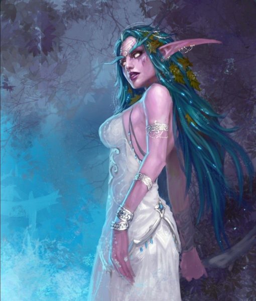 Step into the enchanting world of Warcraft with a mesmerizing, hand-painted oil portrait of the charming Tyrande. This meticulously crafted artwork captures Tyrande's allure and grace in exquisite detail. A must-have for Warcraft aficionados, this piece is a testament to Tyrande's timeless beauty. Own a piece of Azeroth—order this enchanting, handmade Tyrande portrait on canvas today.