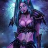 Embark on an artistic odyssey with a mesmerizing hand-painted oil portrait of the alluring Tyrande from the world of Warcraft. This meticulously crafted artwork elegantly captures Tyrande's captivating charm and grace. A treasure for aficionados, this piece celebrates Tyrande's empowering allure. Claim your piece of Azeroth—order this enchanting, handmade Tyrande portrait on canvas today.