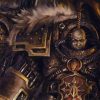Uncover the commanding presence of Warhammer 40k with a handmade oil painting on canvas, featuring a striking portrait of Abaddon, the Chaos Warmaster. This captivating artwork vividly captures the ominous aura of Abaddon, meticulously crafted with vivid colors and intricate detailing. Immerse yourself in the formidable and enigmatic essence of this iconic figure, depicted in this exclusive piece. Elevate your space with this compelling artwork, ideal for enthusiasts and collectors seeking a powerful portrayal of the legendary Abaddon, adding an intense and commanding allure to any collection.