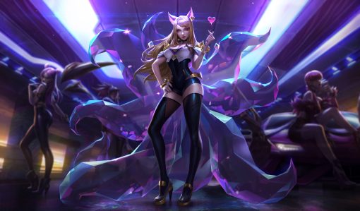 Capture the captivating beauty of Ahri in this exquisite handmade oil painting on canvas, showcasing her iconic "heart sign" pose. Immerse yourself in the vibrant colors and intricate details as the beloved League of Legends champion comes to life on your walls. This unique piece of art is perfect for any League of Legends enthusiast or collector.