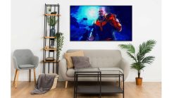 Explore a captivating handmade oil painting on canvas for sale, featuring Thanos wielding his Gauntlet in a special design. This unique artwork portrays the powerful Marvel character in an exclusive light. Elevate your space with this stunning piece, available for art enthusiasts and collectors. Acquire this exceptional Thanos with Gauntlet design to infuse your walls with Marvel's iconic presence!