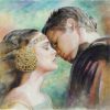 Experience the timeless romance of Padmé and Anakin's wedding with our handcrafted oil painting on canvas. Meticulously capturing the tender moment before their kiss, this artwork beautifully portrays their love amidst the grandeur of their union. Elevate your space with this emotive portrait—a cherished addition for Star Wars enthusiasts and art aficionados alike. Immerse yourself in the rich emotions and captivating beauty depicted in vibrant hues and intricate brushstrokes, bringing their romance to life on your walls.