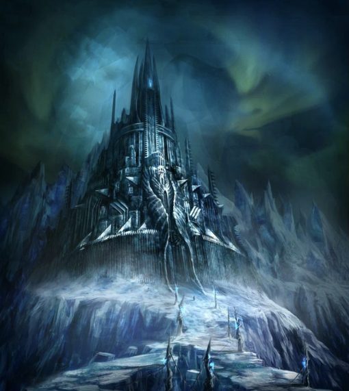 Step into the chilling majesty of the Icecrown Citadel with our breathtaking oil painting on canvas. Expertly handcrafted, this masterpiece captures the imposing grandeur of the Citadel's entrance in vivid detail. Immerse yourself in the icy atmosphere and intricate architecture of this iconic World of Warcraft landmark. Perfect for gamers and fantasy enthusiasts alike, our artwork brings the epic world of Azeroth to life in stunning clarity. Elevate your space with this captivating depiction of one of WoW's most legendary locations.