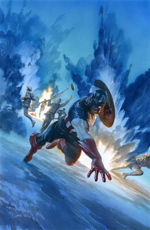 Elevate your decor with this captivating handmade oil painting on canvas, depicting Captain America in a daring escape from battle, pursued by German soldiers amidst explosions. With meticulous brushwork and vivid colors, this artwork captures the intense action and heroism of the iconic superhero. Perfect for Marvel enthusiasts and fans of thrilling scenes, this piece adds a dynamic and evocative touch to any room. Immerse yourself in the adrenaline-fueled world of Captain America with this striking portrayal, guaranteed to command attention and inspire awe.