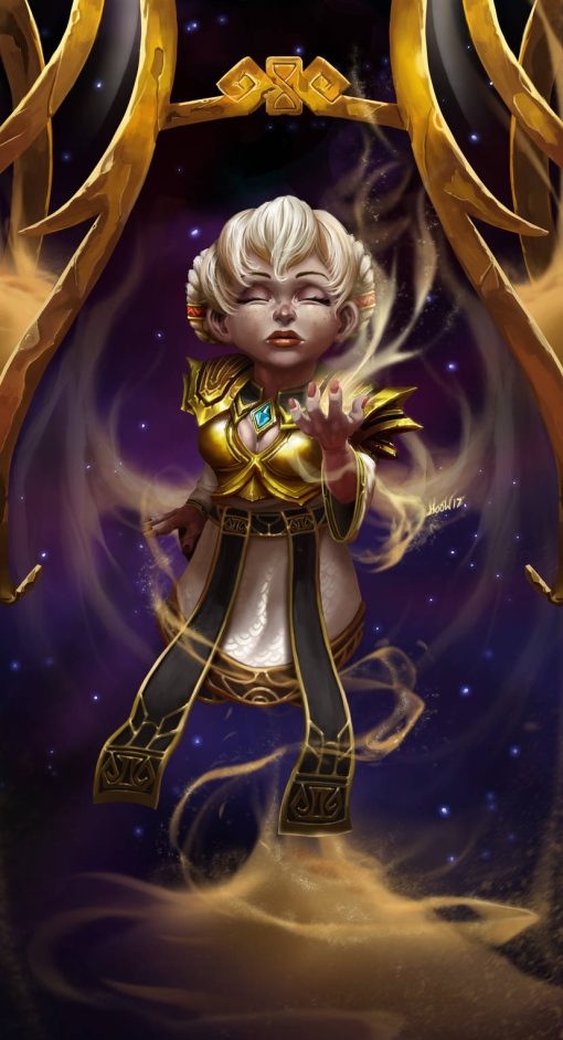Indulge in the enchanting allure of World of Warcraft with this captivating handmade oil painting on canvas showcasing Chromie harnessing the power of hourglass magic. With intricate brushstrokes and vibrant hues, this artwork beautifully captures Chromie's mystical prowess as she weaves spells with her hourglass. Perfect for WoW enthusiasts and fantasy art lovers alike, this stunning piece adds a touch of magic to any space. Elevate your home decor or gaming den with the timeless charm of Chromie's hourglass magic immortalized on canvas. Experience the whimsy and wonder of Azeroth with this exquisite artwork today.